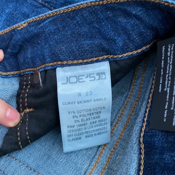 JOES MID RISE CURVY SKINNY ANKLE STRETCH KALEY WASH JEANS - Picture 6 of 7